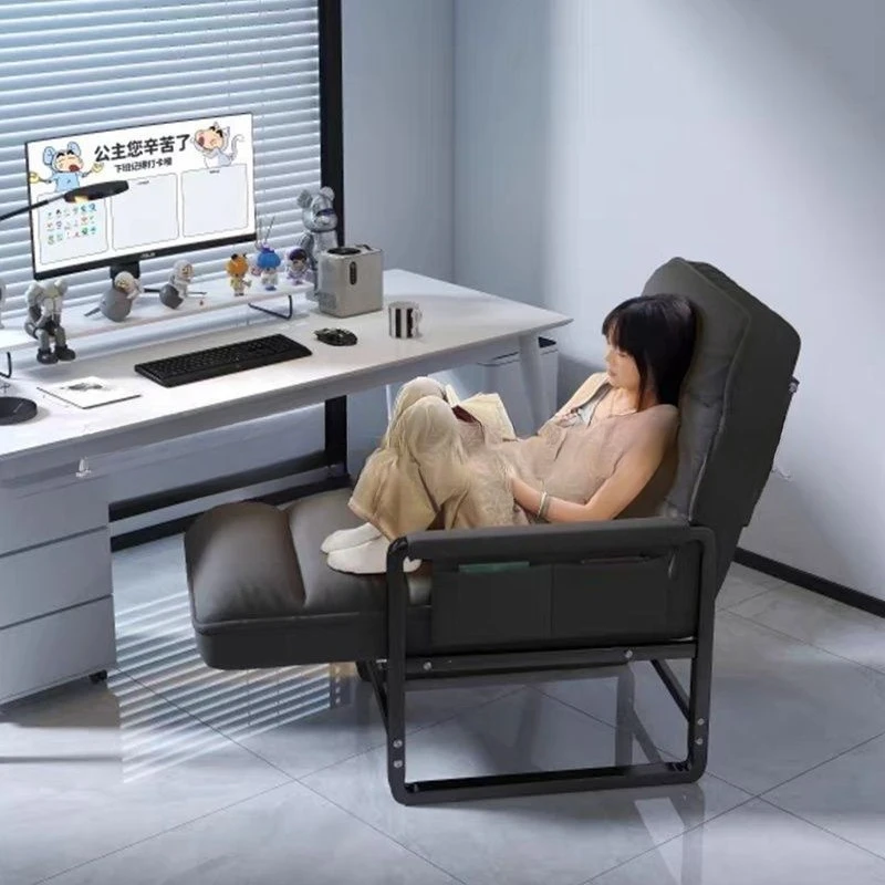 Lazy sofa computer chair office lunch break can lie single office chair home comfortable recliner sofa lazy chair