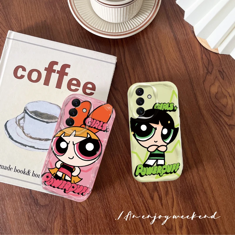 

Powerpuff Girls Phone Soft Case For Samsung Galaxy S24 S23 S22 S21Ultra Plus FE A73 A72 A71 A55 A54 A53 A52 Cases Silicone Cover