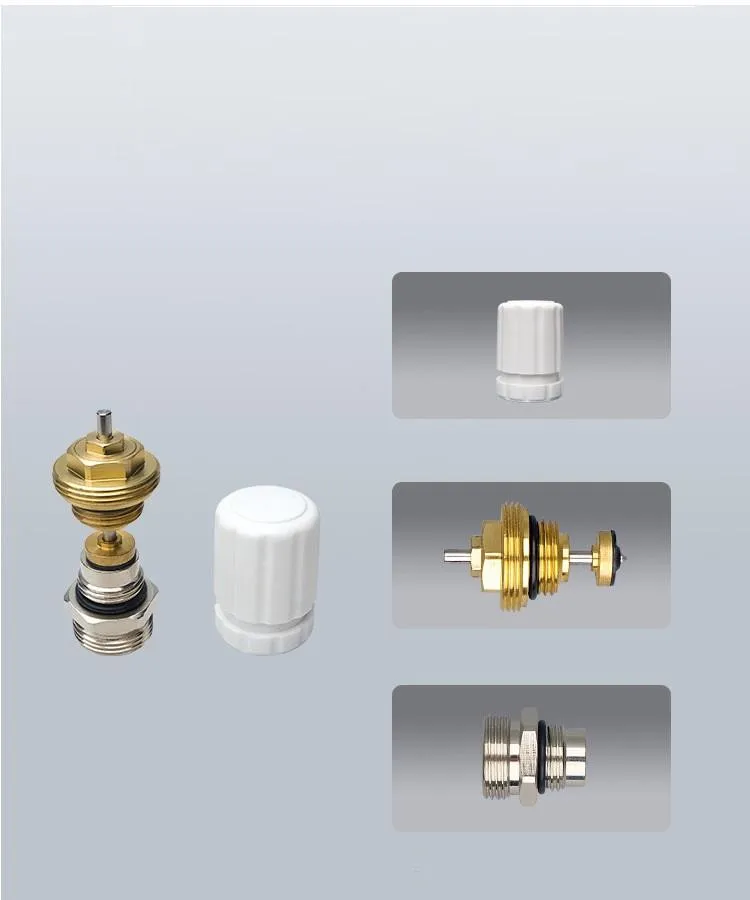 Valve Insert For Underfloor Heating Spreader Heating Circuit Distributor Water Separator Structure Automatic Spring Valve Cor