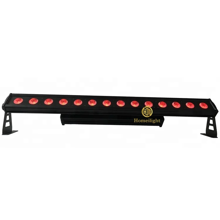 Waterproof Led Wall Washer bar RGB3in114PCS 30W LED Led Wall Washer Stage Light Ip65 Outdoor Lights for Night Club