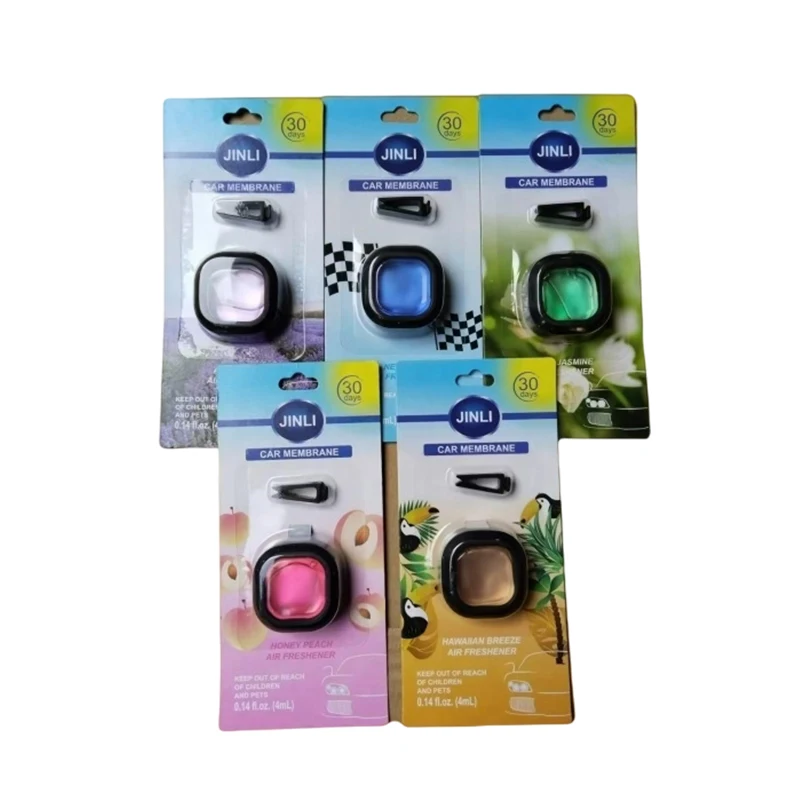 Langlebiger Auto-Lufterfrischer, Entlüftungsclip, ätherisches Öl, duftender Geruchsbeseitiger, 0,14 Unzen, alkoholfreier Duft für frischen Autogeruch