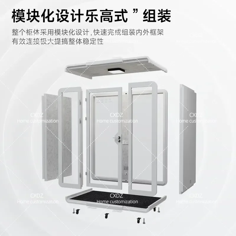 Soundproof Room Mobile Phone Booth for Home Office Piano Recording Studio Silent Pod for Live Streaming Calls Privacy
