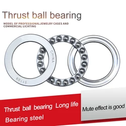 thrust ball bearing 51107 51108 51109 51110 51111 51112 51113 Axial load thrust ball bearing