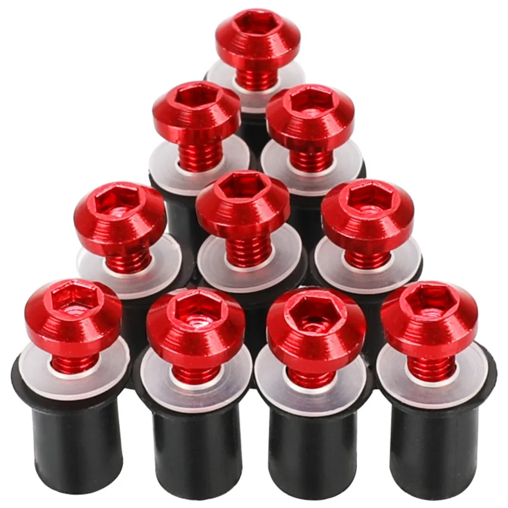 

FOR MV Agusta Brutale 800 1000 Turismo Veloce RC QJMOTO SRT 800 800X 800SX SRT Windshield Bolts M5 Windscreen Screws Washer Nuts