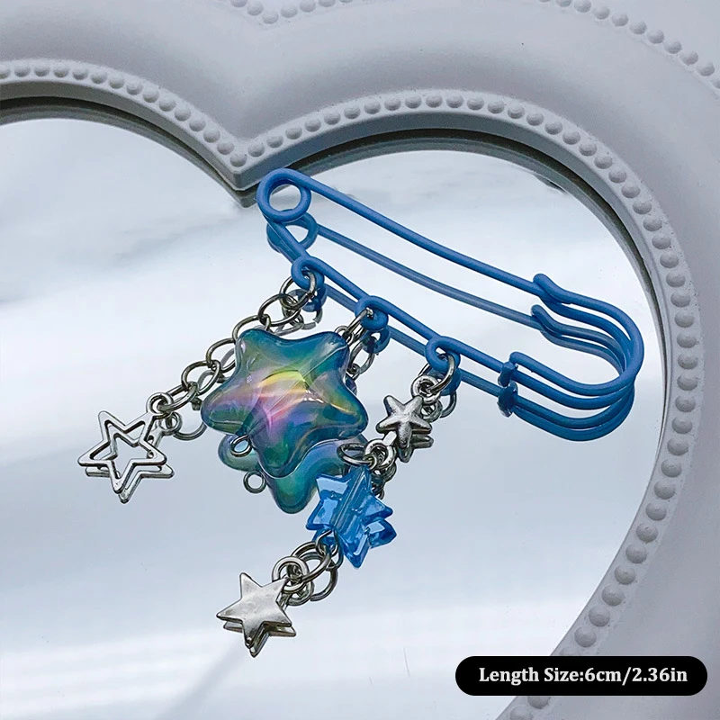 [YU] fait maison ins doux élégant trombone épinglette taille boucle taille anti-exposition boucle broche polyvalent tendance accessoire de couture