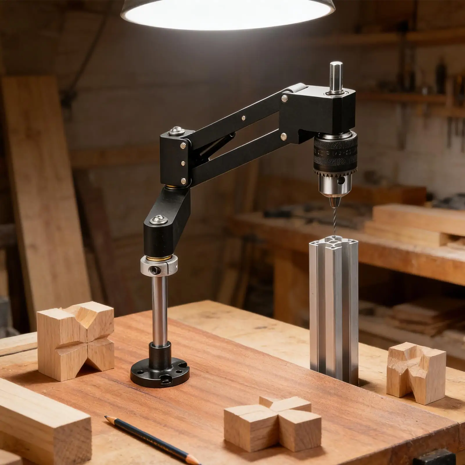 Tapping Machine Metal Precision Adjustable Hand Tapping Arm Threading Tool For Threading Machining Metalworking Woodworking