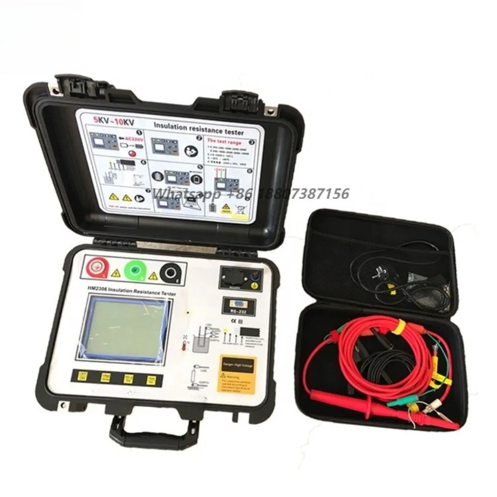 10kV Digital Megohmmeter Voltage Tester Ohm Meter Insulation Resistance Tester