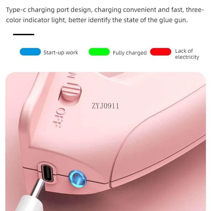 :Пистолет для термоплавкого клея, перезаряжаемый, бытовой, детская ручная работа, сделай сам, электроинструменты
