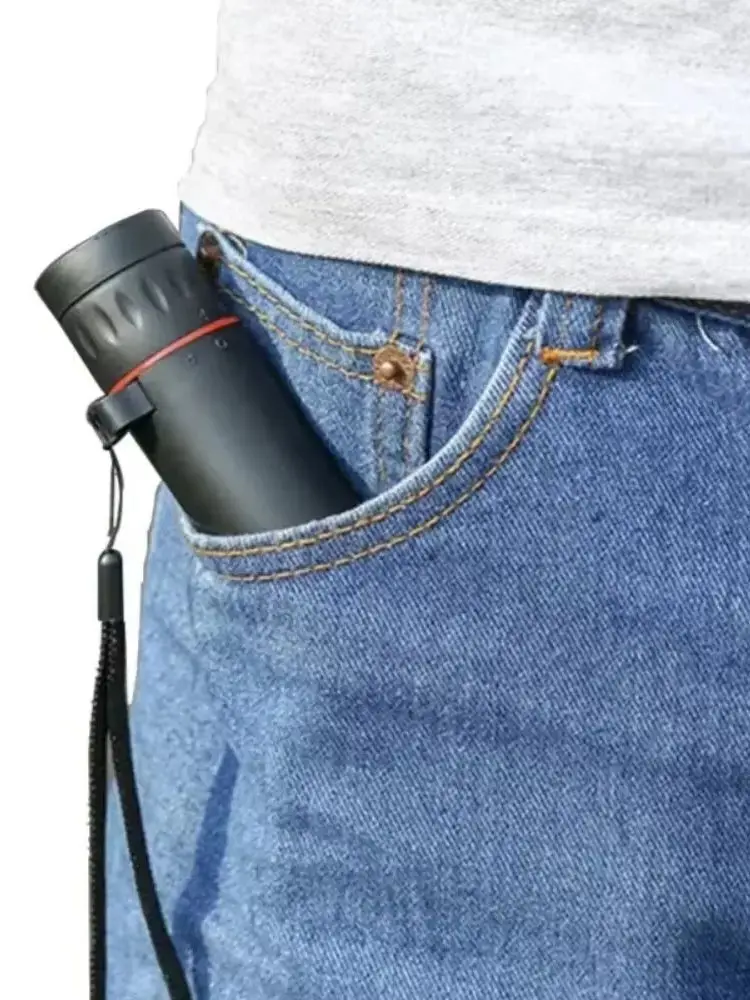 2000x25 HD Monokular-Teleskop Mini Tragbares Handy-Teleskop mit Halterung für Outdoor-Camping, Jagd und Vogelbeobachtung