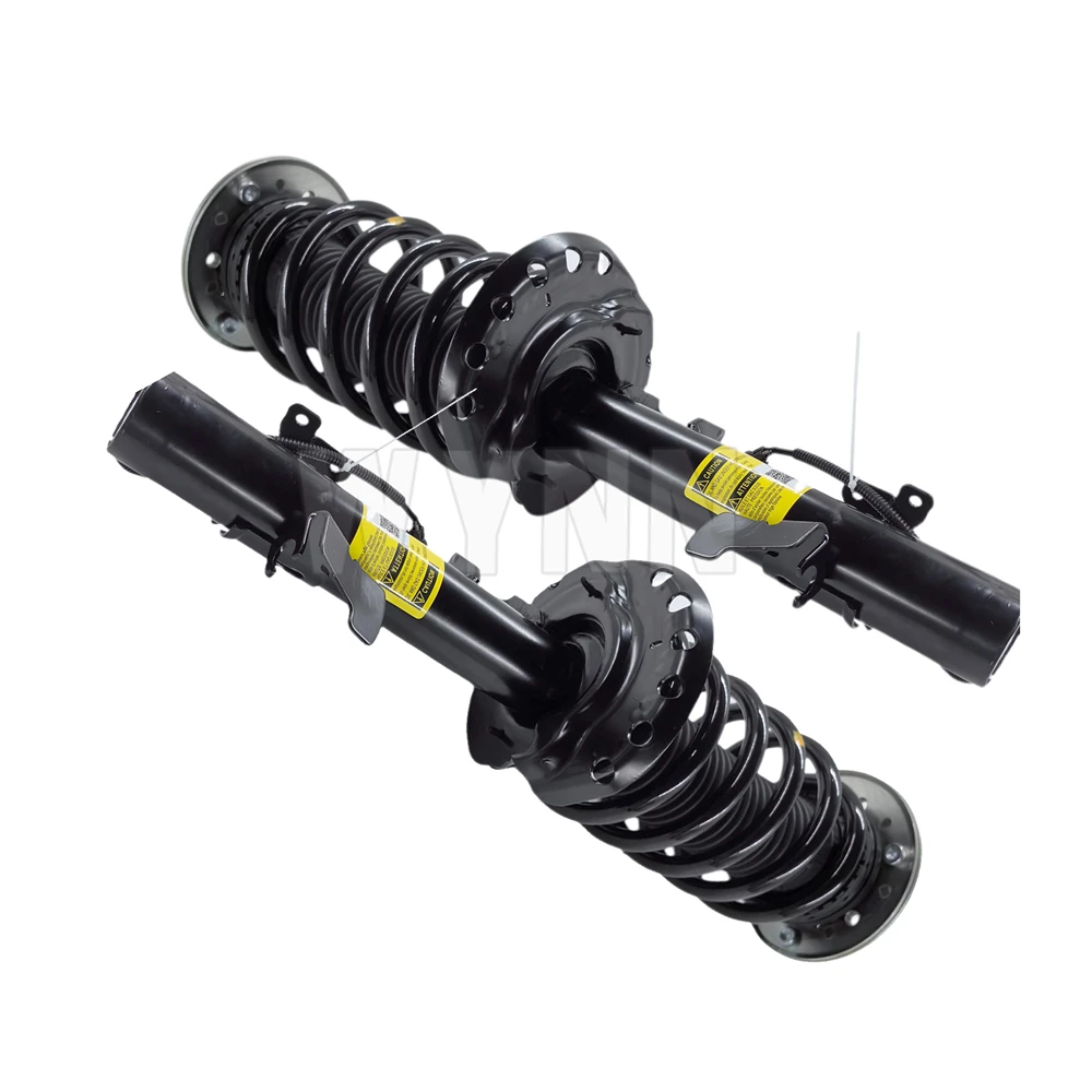 Pair Front Left Right Shock Absorber Strut Suspension w/Electric for Land Rover Range Rover Evoque LR070927 LR024444 LR024437