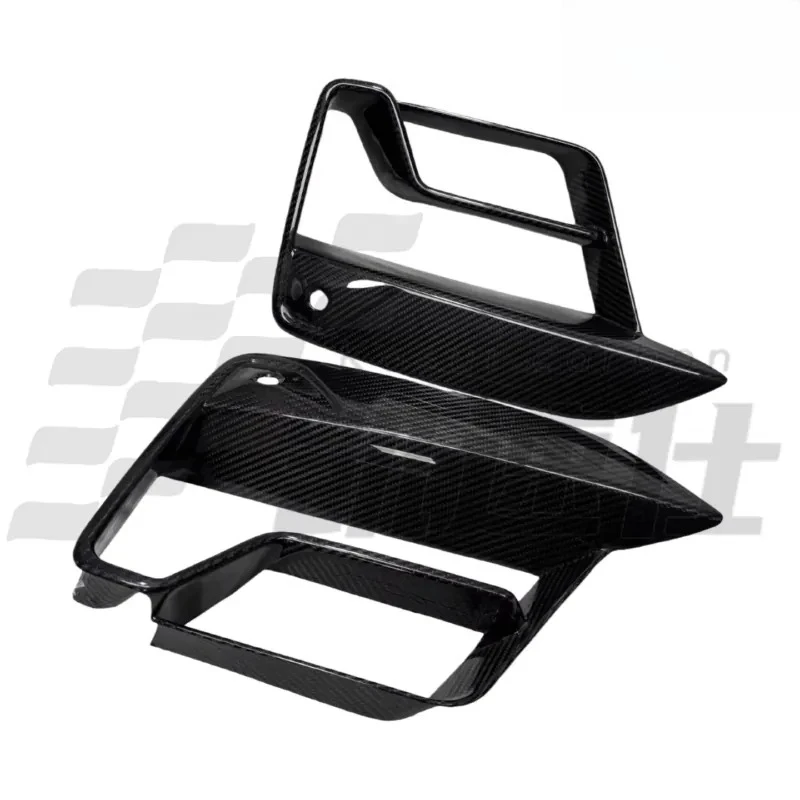 Car Accessories Exterior Accessories Dry Carbon Fiber Front Bumper Vent Front Bumper Cover Trim for F90 M5 LCI