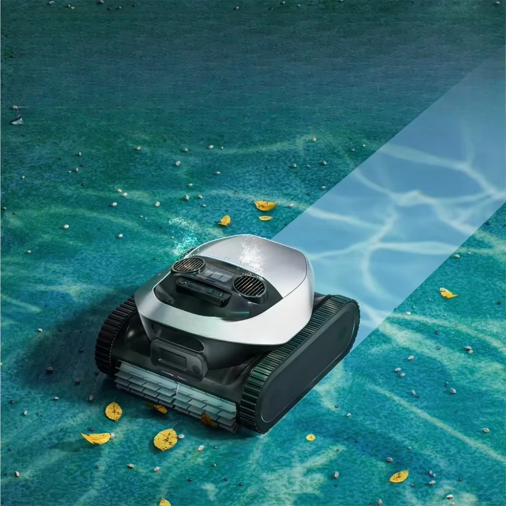 App Enabled Robotic Pool Cleaner Filter 3D Navigation Ultrasonic Edge Detection Four Mode Zone Cleaning In-Ground Swimming Pools