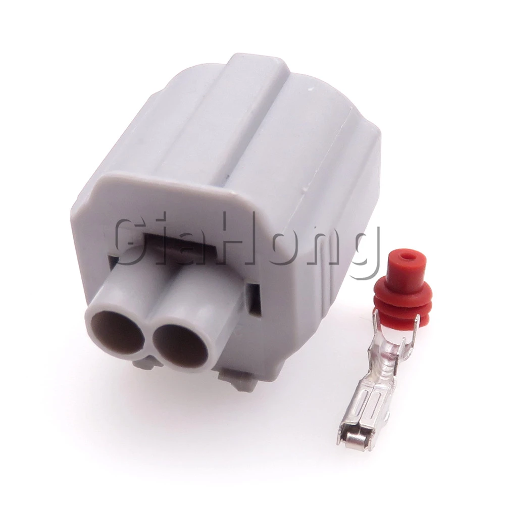 Soquete de fiação do sensor de temperatura da água do carro, Conector selado carro Toyota, 2 Ways Auto Parts, 184006-2, 178392-2, 1 conjunto