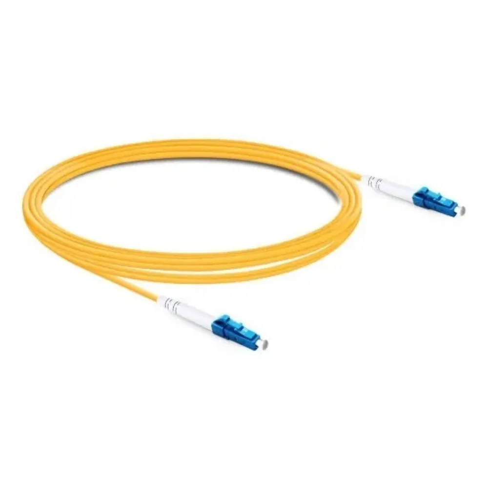 Simplex OS2 Single Mode Fiber Patch Cord LC UPC to LC UPC LSZH 2.0mm Optical Cable For FTTH Data Center Switch