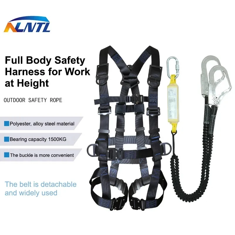 Aerial Work Safety Belt High-altitude  Rock Climbing Outdoor Expand Training Full Body Harness Protective Supplies Construction