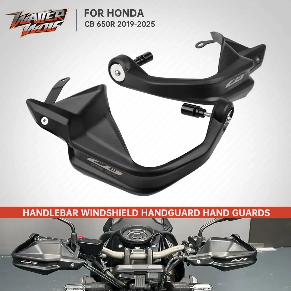 

2024 CB650R Handlebar Windshield Handguard For Honda CB 650R 2019-2025 Brake Clutch Lever Protective Windscreen Hand Guards