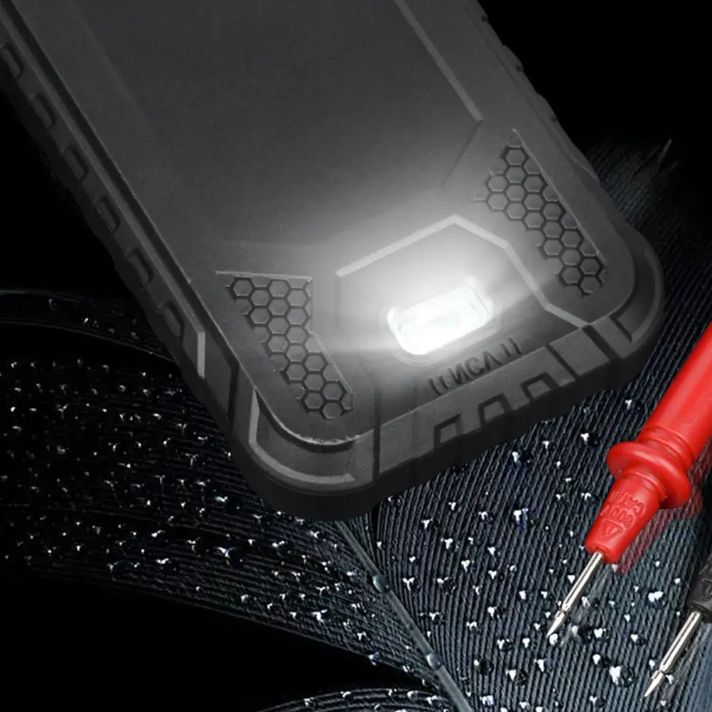 

1 шт. Умный цифровой мультиметр с ультратонким дисплеем высокой четкости, автоматическим измерением, светодиодной подсветкой для ночного использования, измерение напряжения