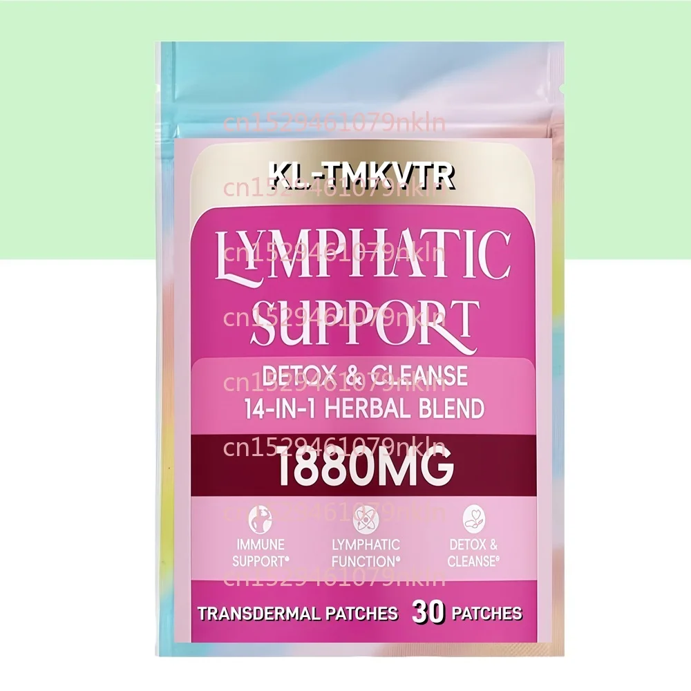 

30 трансдермальных пластырей для лимфодренажа с экстрактом одуванчика для детоксикации лимфы и поддержки иммунитета