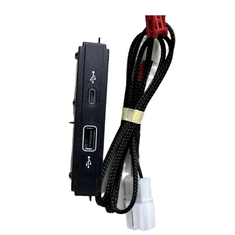

MK2 USB Adapter As Shown In The Picture Dashboard Connector Non-Deformation OEM Number 30D035736 Quick Installation
