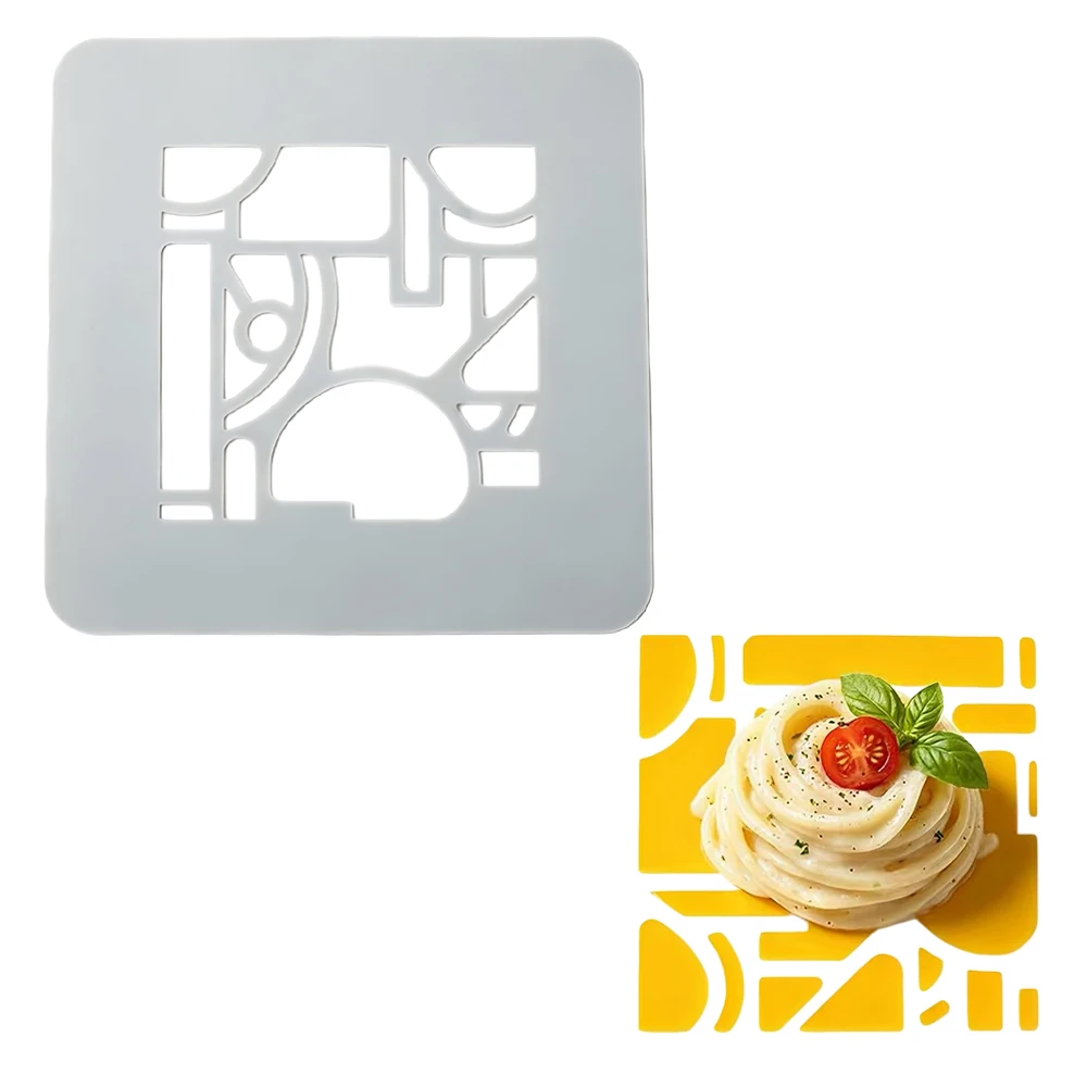 Molecular Gastronomy Silicone Lace Mold Hollow Chocolate Crisp Chip Mat Creative Pastry Dessert Plate Garnish Decorating Mold