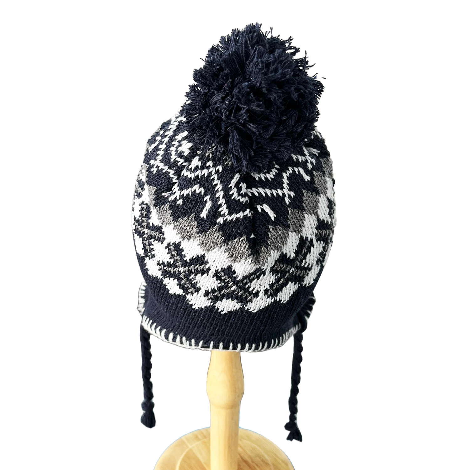 Ear protection knitted hat, winter cold resistant plush knitted hat Warm knitted Cap For Women