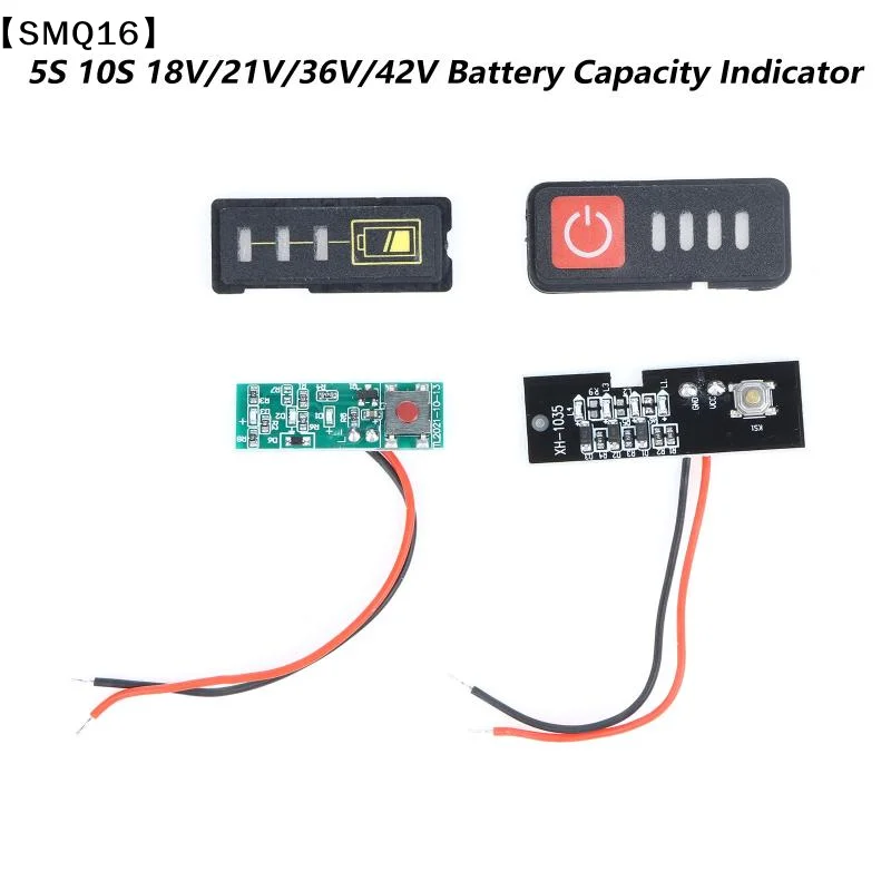 5S 10S 18V/21V/36V/42V Battery Capacity Indicator LED Display Lithium Battery Charging Tester Electric Drill Screwdriver【SMQ】