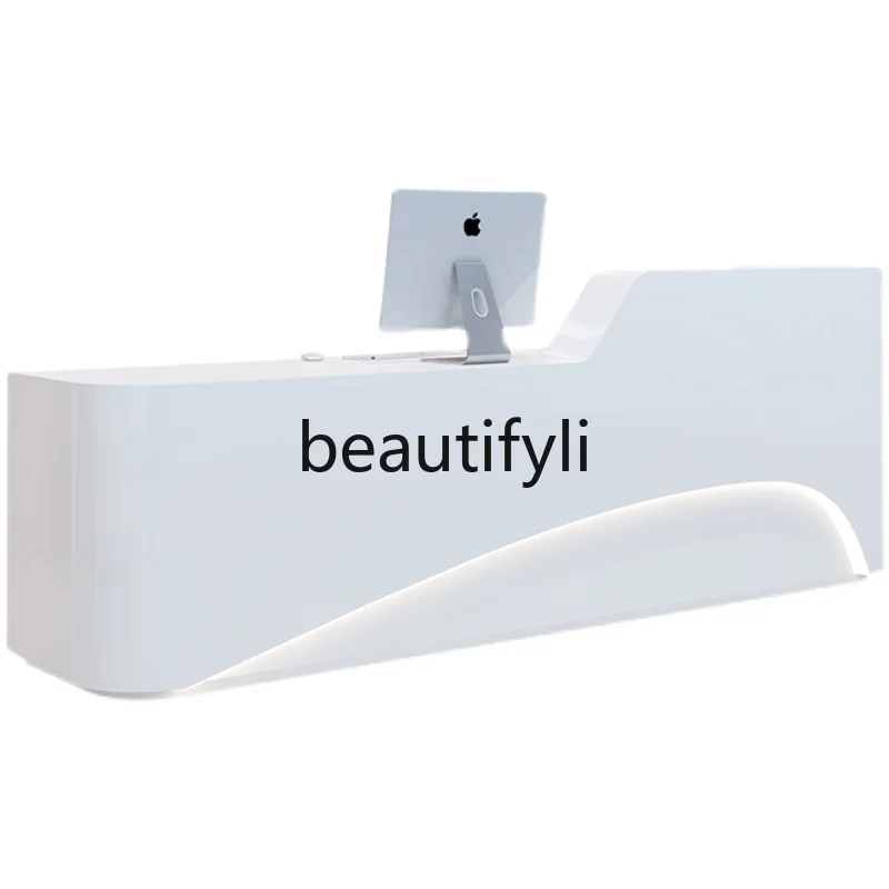 Beauty salon medical beauty light luxury bar counter custom hair salon arc