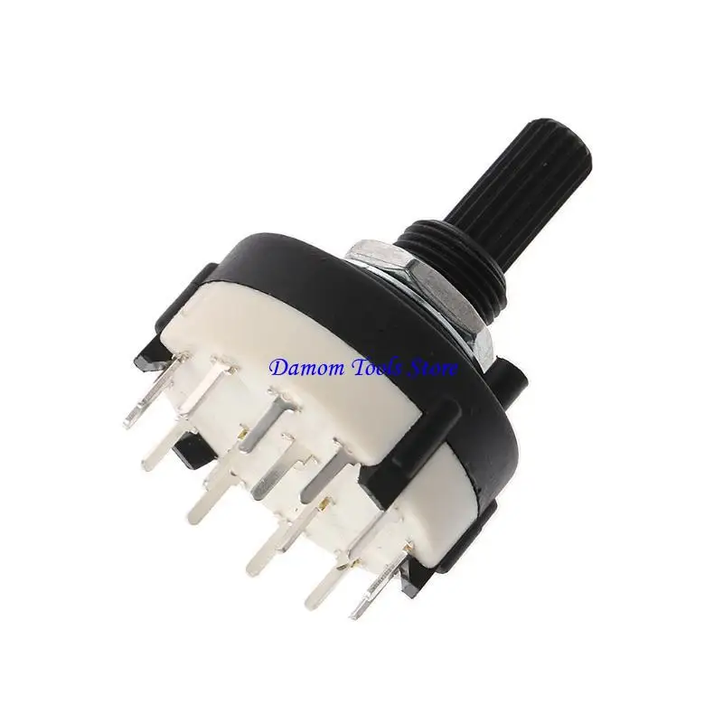 57BE 2 عمود 6 Way / 3 Pole 4 Way Rotary Switch جودة جيدة POST من الدرجة الأولى