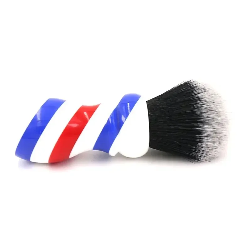 Yaqi Versatile New Barber Pole Style 24mm Tuxedo Knot mens Shaving Brush Vintage Ergonomic Design Durability Wet Shaving Brush
