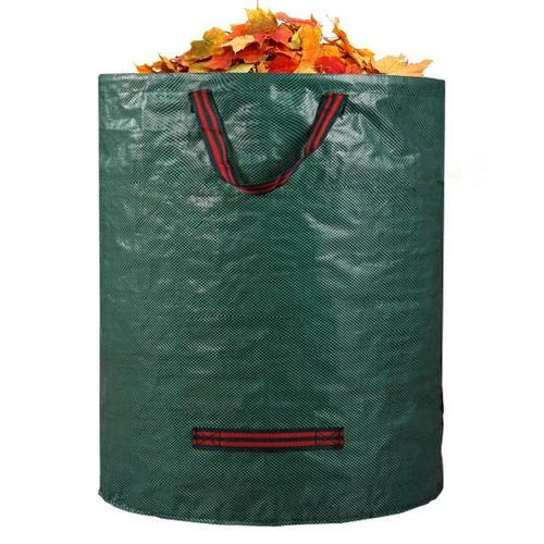 300L/500L Garden Waste Bag Large Capacity Garden Bag Reusable Waterproof Leaf Sack WeedTrash Can Container For Garden Waste