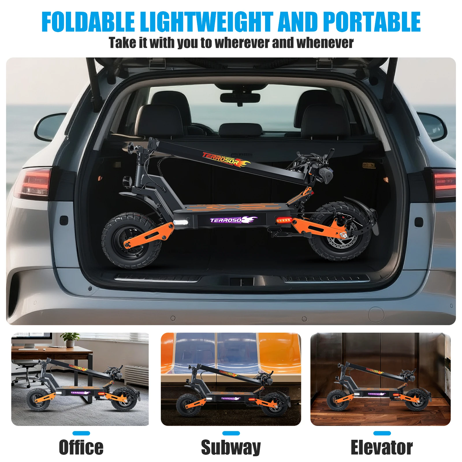 Adult Electric Scooter 1200W Motor 11-Inch Tires 48V 18AH Battery up to 30MPH Speed 33 Miles Range Ideal for Outdoor Commuting