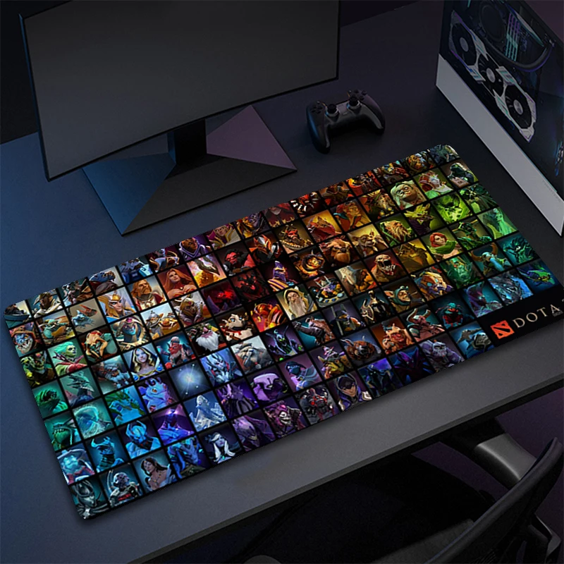 Imagem -03 - Gamer Mouse Pad para Computador Dota Acessórios Teclado Mouse Pad Mousepad