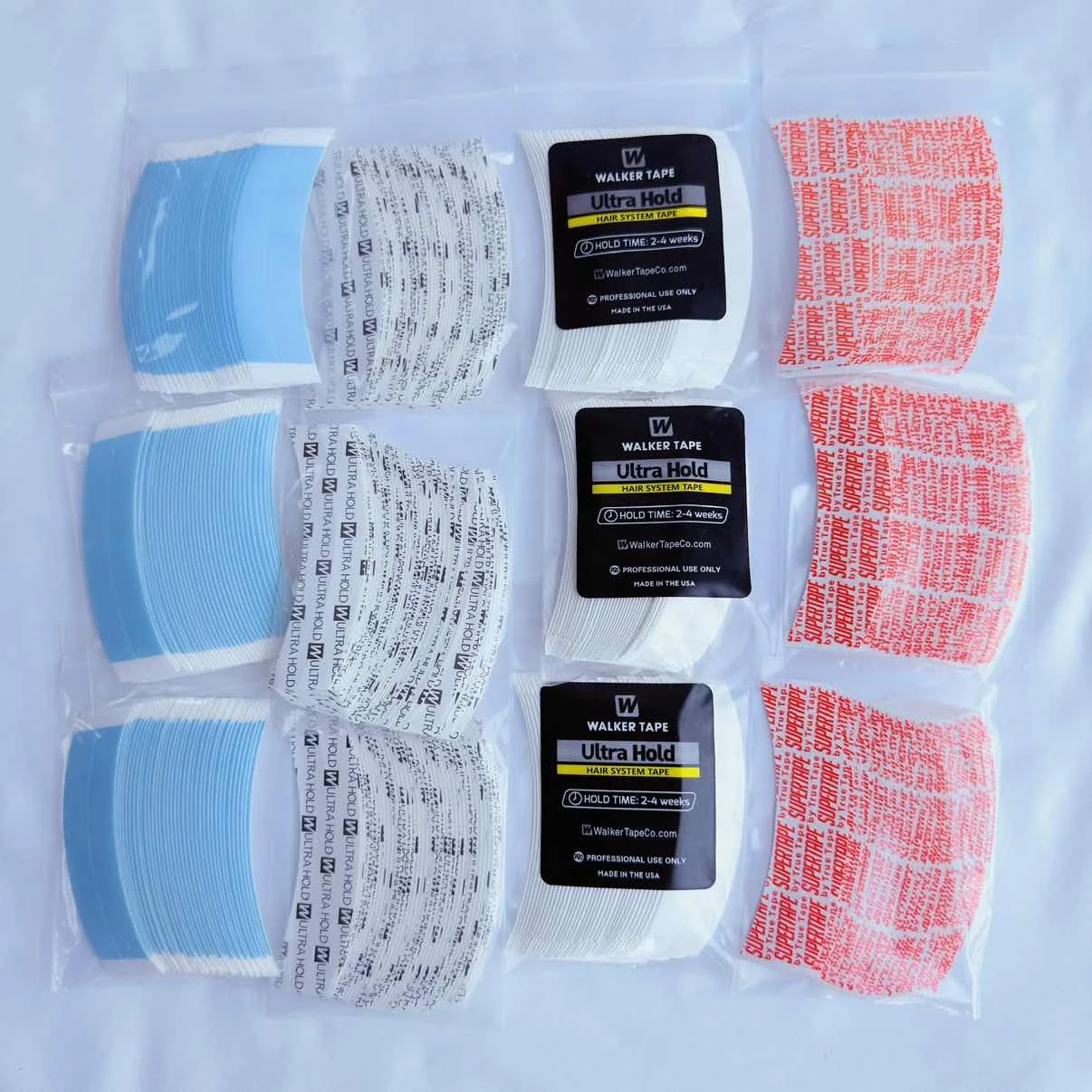 36/72/108PCS Super Tape Waterproof Hair Tape Double Side Adhesive Super Tape Lace Wig Toupee Replacement Hairdresser Accessories