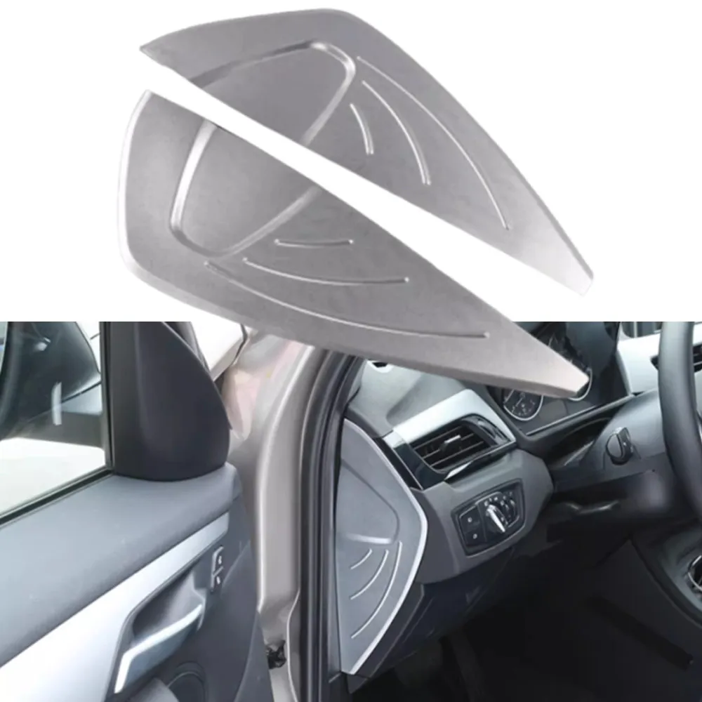 For BMW X1 F48 X2 F39 2016-2022 Aluminum Alloy Car Dashboard Side Decoration Panel Trim Cover Sticker Auto Interior Accessories