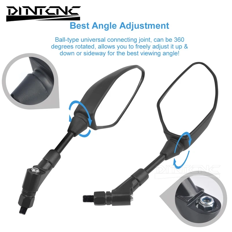 E13 Certification Mirrors Motorcycle Accessories For YAMAHA MT 07 09 MT-07 MT-09 MT09 MT07 2014-2023 Side Rearview Mirror Rear