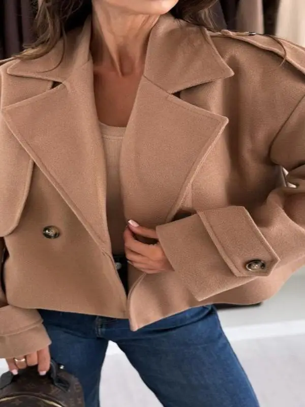 

Осень Зима Новый Sle Pure Color Simple Long Sve Casual ort Женский тюнер для поездок на работу из полиэфирного волокна 00% т. д.