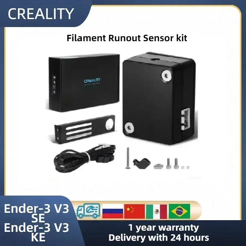 CREALITY Parti della stampante 3D Ender 3 V3 SE Sensore di esecuzione del filamento per filamento da 1,75 mm Ender-3 V3 KE Kit rilevatore modulo filamento