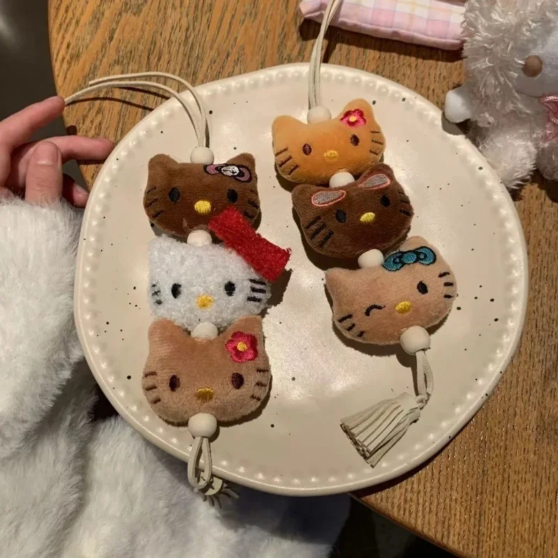 

Sweet KT Cat Sanrio Anime Kawaii Children Bag Hello Kitty Pendants Cute Handmade Storage Bags Keychain Gifts Toys for Girls