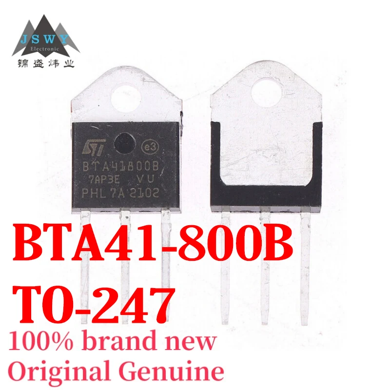 

(10/50pcs) BTA41-800B BTA41-800 TO-3P Bidirectional Thyristor In Stock Brand New Electronics Free Shipping