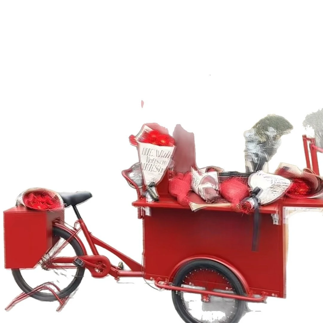 Mercado nocturno personalizable, puesto de burro al revés, triciclo, café, té de la leche, comedor, coche, promoción de helados, carrito de exhibición móvil