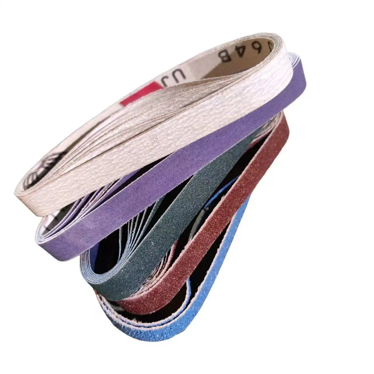 مجموعة أحزمة صنفرة ملونة مكونة من 16 قطعة، 0.5*12 بوصة (13*305 مم)، 80-3000 حصى لكل اثنين، لصنفرة الأثاث ومشاريع DIY. #3