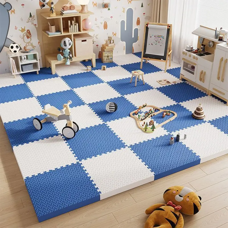 2.5CM Thick 8PCS Baby Activity Carpet Soft Non-slip EVA Foam Puzzle Mat Warm Carpet Children\'s Room Play Mat Home Decor