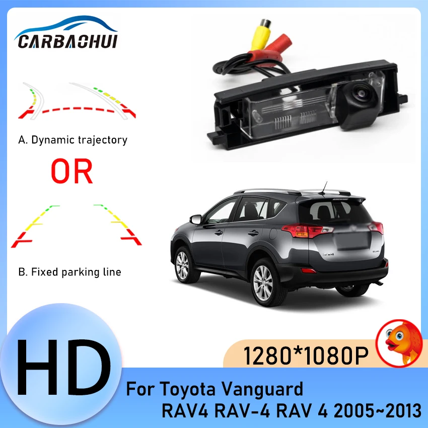 

Rear View Camera For Toyota Vanguard RAV4 RAV-4 RAV 4 2005~2012 2013 Night Vision Reversing Camera Car Back up Camera HD CCD