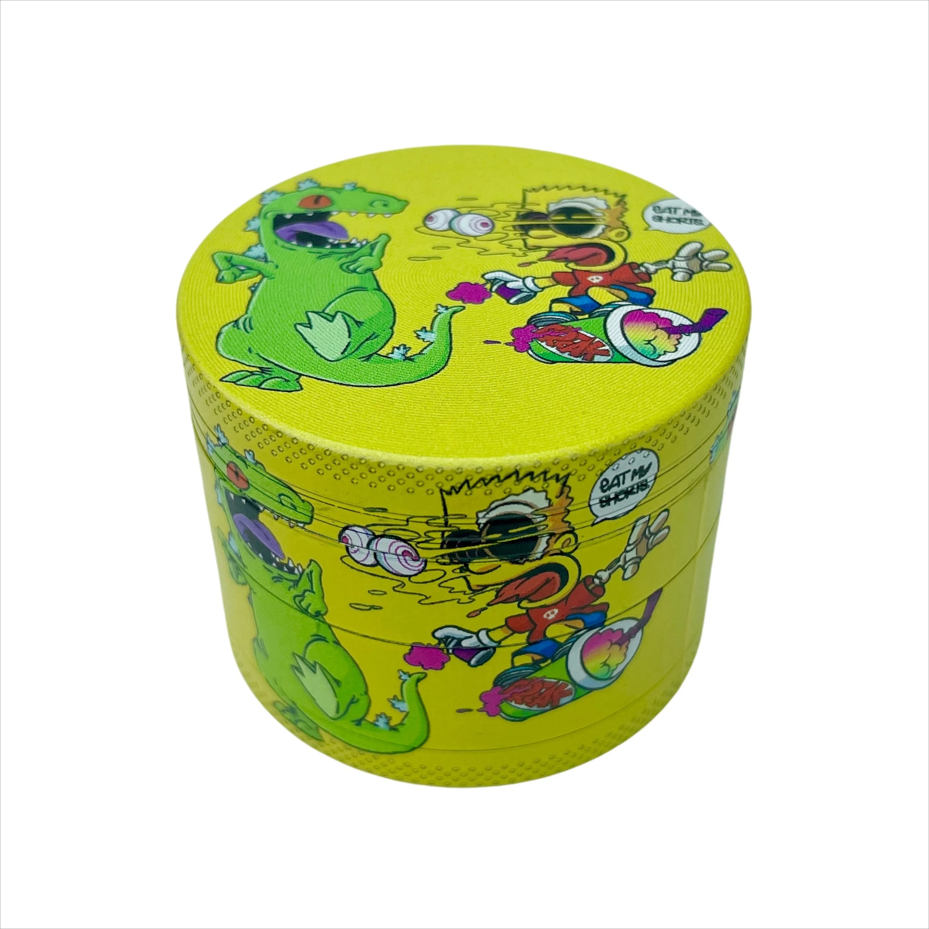 50mm/2inch Dinosaur and Skateboard Boy Metal Herb Grinder