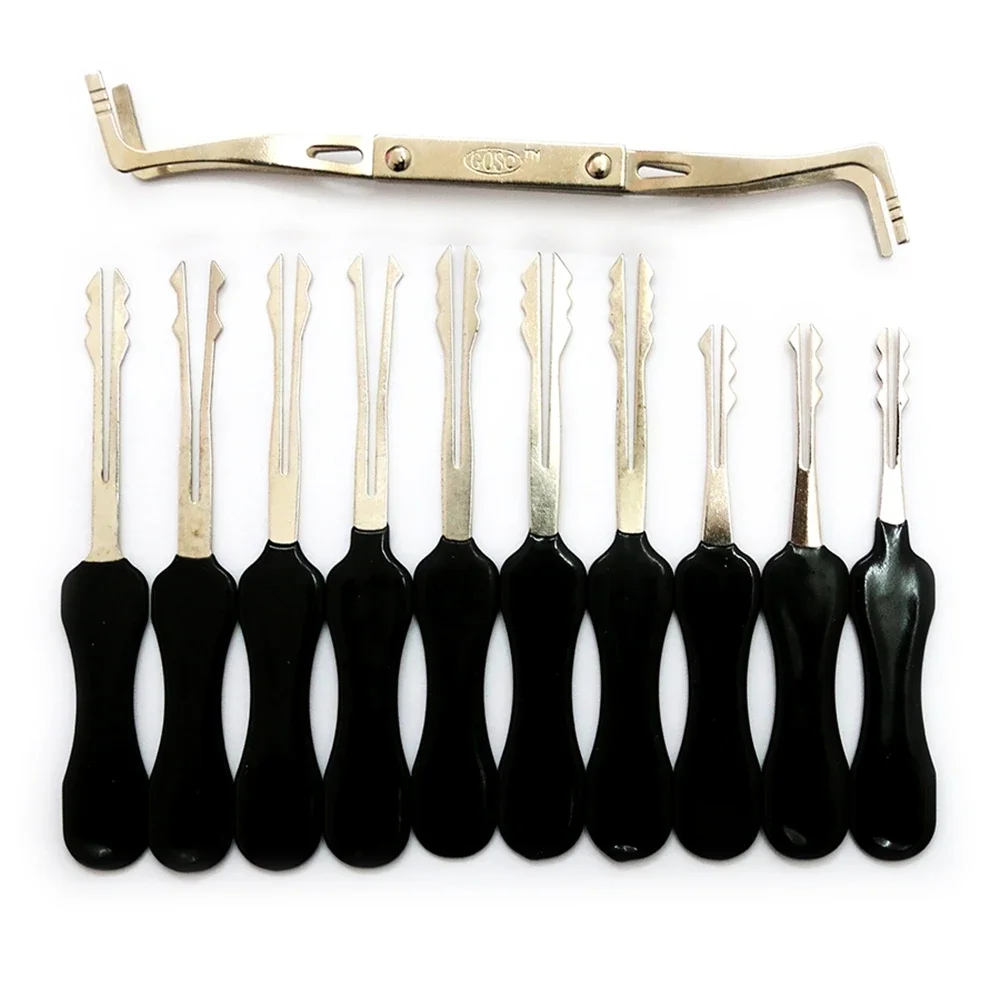 GOSO Locksmith Tools 10 Pcs Scissors Pick Lock Fast Opener for Door Lock Picking Tools - view 3