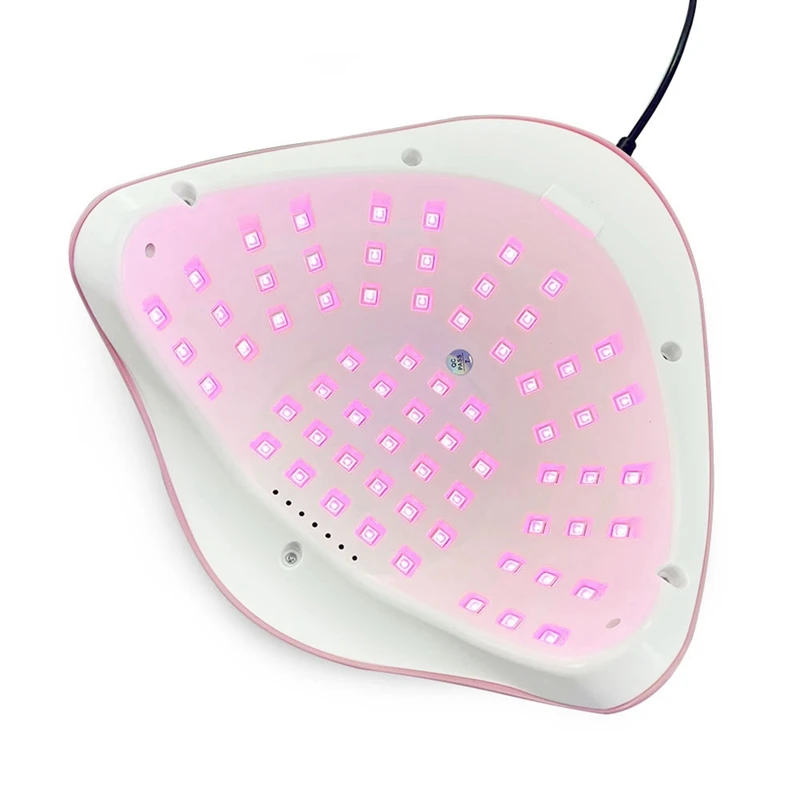 Lámpara de secado de uñas, secador de uñas UV LED, máquina de manicura para curar esmalte de Gel, lámpara de uñas con Sensor, 66LED