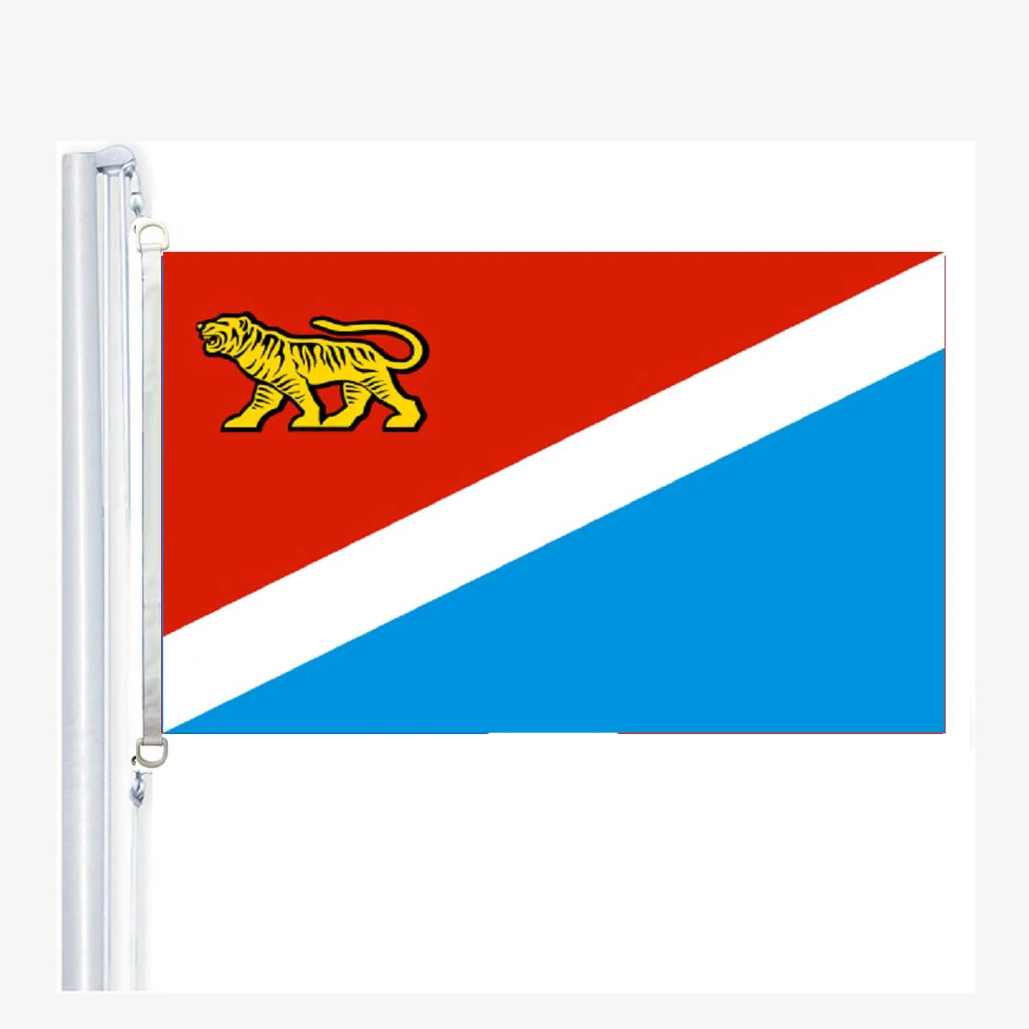 coastal frontier area (Primorsky Krai) flags 90 x 150 cm, 100 % Polyester, Digitaldruck