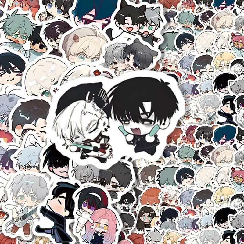 

90PCS ALIEN STAGE Till Ivan Luka Mizi Anime Stickers Cartoon Graffiti Decals Helmet Skateboard Laptop Motorcycle Sticker Decor