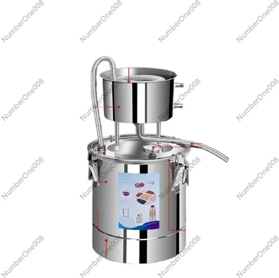 10L 22L Stainless Steel Distiller Spirits Alcohol Wine Maker Home Water Wine Essential Oil Brewing Equipment Kit