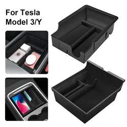 Vassoi per console centrale per Tesla Model 3 Y Highland Organizer Accessori Scatola portaoggetti sotto il sedile Bracciolo Contenitori nascosti Portabicchieri